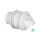 Infusion Pool Products Venturi Return Fitting | Standard Wall Assembly 1" Inside 1.5" Outside Inlet | Light Blue | VRFSWALB
