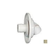 Infusion Pool Products Venturi Return Fitting | Self Aligning Slip 1" Inlet with Flange | Tan | VRFSAF1TN