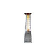Lava Heat Italia© Lava Lite A-Line Commercial Patio Heater | Triangular 8-Foot | Stainless Steel Natural Gas | AL8MGS LHI-133