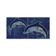 National Pool Tile Bermuda 6x12 Dolphin Deco | Blue Cobalt | CLD-BL-DL2