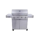 SABER SS 670 Infrared 4-Burner Stainless Steel Free Standing Propane Gas Grill | R67SC0017