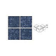 National Pool Tile Dakota Series Pool Tile | Blueberry 3x3 DA | DK350 DA