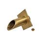 Water Scuppers and Bowls 2" Brass Diamond Geo Water Fountain Spout | French Gold | WSBBD7923