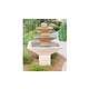 Water Scuppers and Bowls Riviera Water Fountain | Gray Sandblasted | WSBRIV