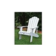 Island Retreat Adirondack Chair | White | NU3222