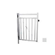 Saftron Self Closing Gate with 54" Plunger Latch For 2400 Series Fencing | 48"H x 36"W | Gray | FG-2401-4836-G