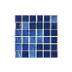 National Pool Tile Tribeca 1x1 Glass Tile | Dark Blue Glossy| TRI-DKBLUE-GL