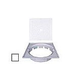 Custom Molded Square Skimmer Cover & Collar | White | 25538-900-000