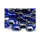 American Fireglass Half Inch Fire Beads Collection | Royal Blue Luster Fire Beads | 10 Pound Jar | FB-ROYLST-J
