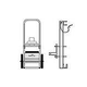 PowerVac Mini Service Cart Only for PV2100 PV2200 & PV2500 Models with Truck/Trailer Mount & 2" Hitch | 067-D