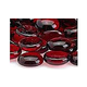 American Fireglass Half Inch Fire Beads Collection | Sangria Fire Beads | 10 Pound Jar | FB-SAN-J