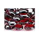 American Fireglass Half Inch Fire Beads Collection | Sangria Luster Fire Beads | 10 Pound Jar | FB-SANLST-J
