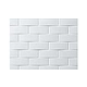 Cepac Tile Arc Stagger Joint Series | Matte White | ARC2-SJ