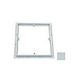 AquaStar 12" Square 3/4" Deep Mud Frame Only | Light Gray | 12FR103