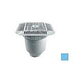 AquaStar 14" Square Grate with Double Deep Sump Bucket with 4" Socket (VGB Series) | Blue | 914104D