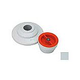AquaStar 1/2" Extender with 3 pc Decorative Cover and Plaster Cap with 1/2" Orifice | Light Gray | MP103C