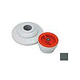 AquaStar 1/2" Extender with 3 pc Decorative Cover and Plaster Cap with 1/2" Orifice | Dark Gray | MP105C