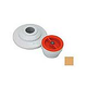 AquaStar 1/2" Extender with 3 pc Decorative Cover and Plaster Cap with 1/2" Orifice | Tan | MP108C