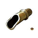 Water Scuppers and Bowls Arc II Scupper Spout | French Gold | WSBAS03132
