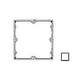 AquaStar Retro-Adapter Frame Only | White | R914FR101