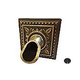 Water Scuppers and Bowls Santorini Water Scupper and Square Backplate | Oil Rubbed Bronze | WSBSWS713