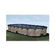 CaliMar® Coronado 18' x 33' Oval Above Ground Pool | Basic Package 54" Wall | 167972