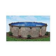 Laguna 30' Round Above Ground Pool | Ultimate Package 52" Wall | 168090