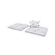 Hayward Dual Suction Hi-Flow Cover and In/Out Frame | 2-Pack 18"x18" | White | WG1033HF2PAK2