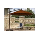 Bimini Cantilever Umbrella | 11ft Octagon | Sunbrella Acrylic Terra Cotta | NU5280