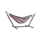 Vivere Double Cotton Hammock with Stand | 9-Foot Plumeria | UHSDO9-30
