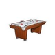 Hathaway Midtown 6-Foot Air Hockey Table with Electronic Scoring High-Powered Blower and Cherry Wood -Tone | NG1037 BG1037