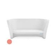 Ledge Lounger Affinity Collection Outdoor Loveseat | Coral | LL-AF-LS-CO