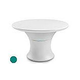 Ledge Lounger Affinity Collection 48" Round Outdoor Dining Table | Teal | LL-AF-DT-48RD-TL