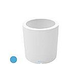 Ledge Lounger Affinity Collection Outdoor Round Planter | Small 23" W x 24" H | Light Blue | LL-AF-P-24RD-LB