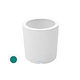 Ledge Lounger Affinity Collection Outdoor Round Planter | Small 23" W x 24" H | Teal | LL-AF-P-24RD-TL