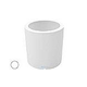 Ledge Lounger Affinity Collection Outdoor Round Planter | Large 35" W x 36" H | White | LL-AF-P-36RD-W