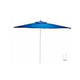 Ledge Lounger In-Pool Choice Umbrella | 8' Octagon 1.5" White Pole | Standard Fabric Color Natural | LLUC-8OPP-W-STD-5404