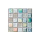 National Pool Tile Boutique Oceanside Mini Blend Glass Tile | Marine | OCN-MARINE MINI