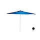Ledge Lounger In-Pool Umbrella | 6' Square 2" Black Pole | Standard Fabric Color Tresco Linen | LL-U-S-6SQPP-K-STD-4695