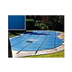 PoolTux 20-Year Emperor Solid Safety Cover | No Step Rectangle 12' x 20' Blue | CSPTBS12200