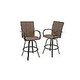 Outdoor GreatRoom Empire Barstools | Taupe Padded Sling | EMPIRE-BAR