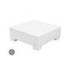 Ledge Lounger Affinity Collection Sectional | Endcap Piece | Granite Gray | LL-AF-S-EC-GG