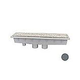 Pentair In-Floor formerly A&A Manufacturing AVSC Dual Suction Pebble Top Channel Drain | Dark Gray | 571516 | 289103