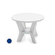 Ledge Lounger Mainstay Collection Round Outdoor Side Table | Navy | LL-MS-ST-RD-NY