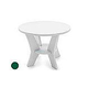 Ledge Lounger Mainstay Collection Round Outdoor Side Table | Green | LL-MS-ST-RD-GN