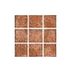 National Pool Tile Geosheen 2x2 Series | Rust | GEORUST2X2