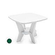 Ledge Lounger Mainstay Collection Square Outdoor Side Table | Green | LL-MS-ST-SQ-GN