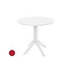 Ledge Lounger Mainstay Collection 26" Round Outdoor Bistro Table | Red | LL-MS-BT-26RD-RD
