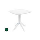 Ledge Lounger Mainstay Collection 26" Square Outdoor Bistro Table | Green | LL-MS-BT-26SQ-GN