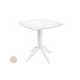 Ledge Lounger Mainstay Collection 30" Square Outdoor Bistro Table | Cloud | LL-MS-BT-30SQ-CD
